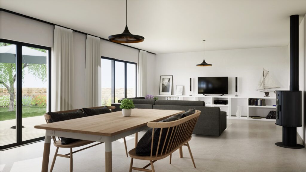 Montauban Carrelage : pose de carrelage dans un séjour à tournefeuille